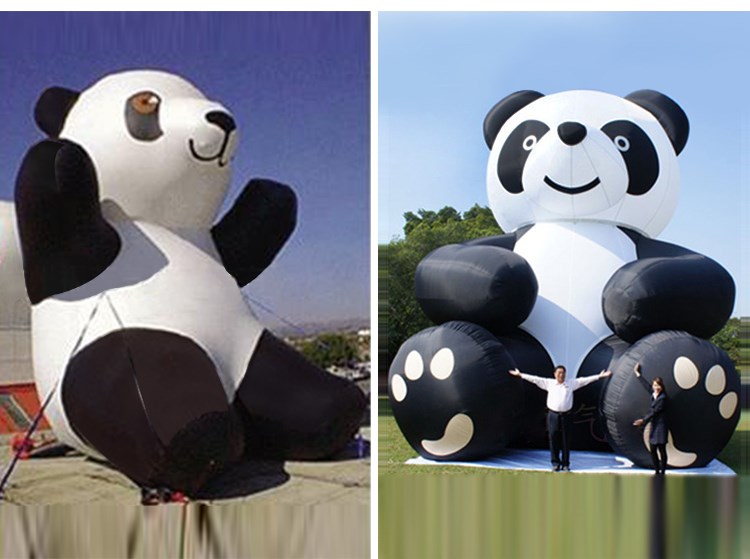 南陵充气熊猫展示